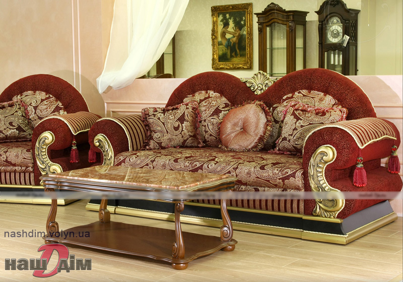 Султан двомісний розкладний диван - Мебус ID1140a-11 якісна фотограйія товару в Ковелі