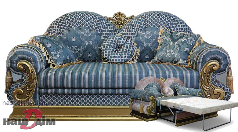 Султан двомісний розкладний диван - Мебус ID1140a-9 акційна пропозиція в Ковелі