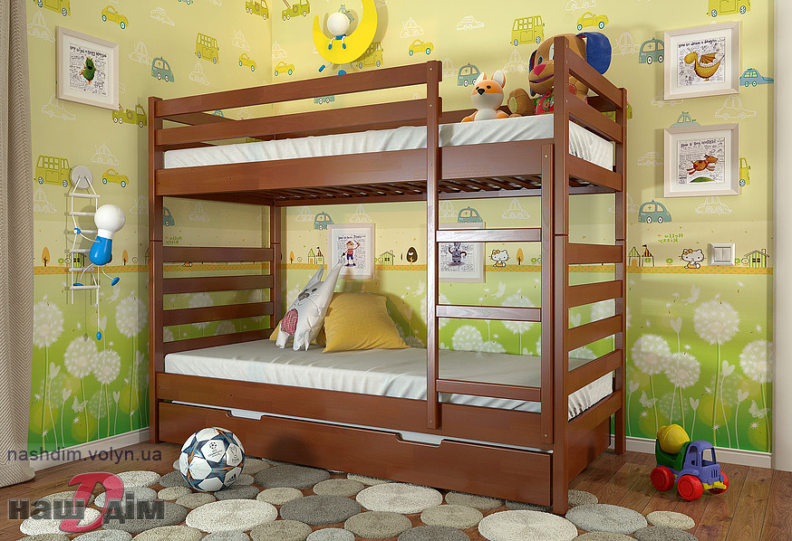 Ріо дитяче двохярусне ліжко Арбор ID1101a-6 фото з каталогу виробника