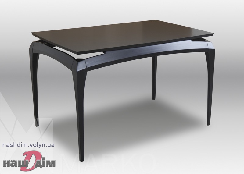Navi чорний стіл і стільці - комплект з дуба ID1212a-3 ціна та параметри товару
