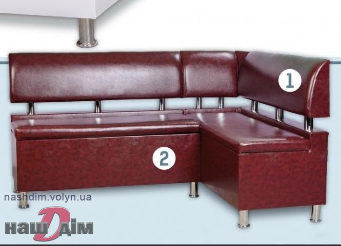 Омега кутовий диван на кухню ID1223a-3 ціна та параметри товару