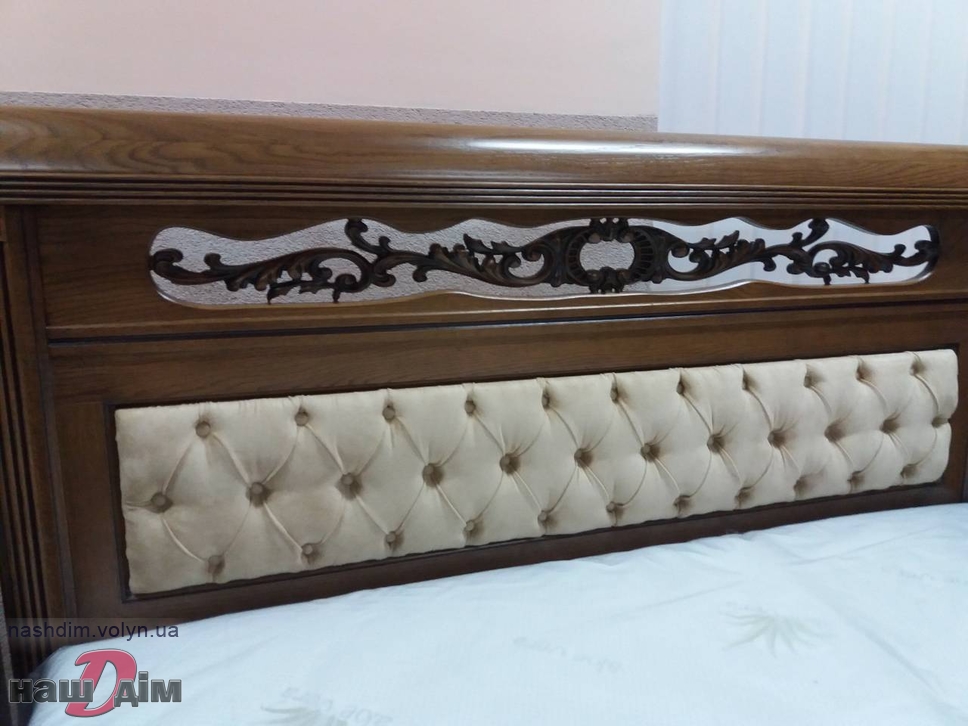 Антоніна ліжко з дуба + комод в спальню ID1206a-7 колір і текстура матеріалів
