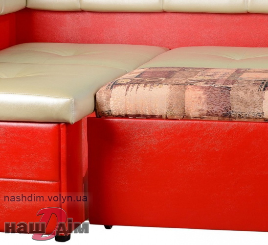 Кубік кутовий диван на кухню ID1224a-7 колір і текстура матеріалів