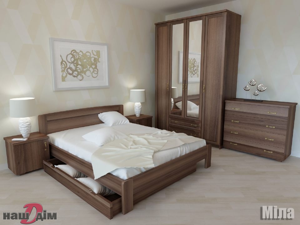 Міла ліжко Явіто ID377a-4 колір та розміри товару