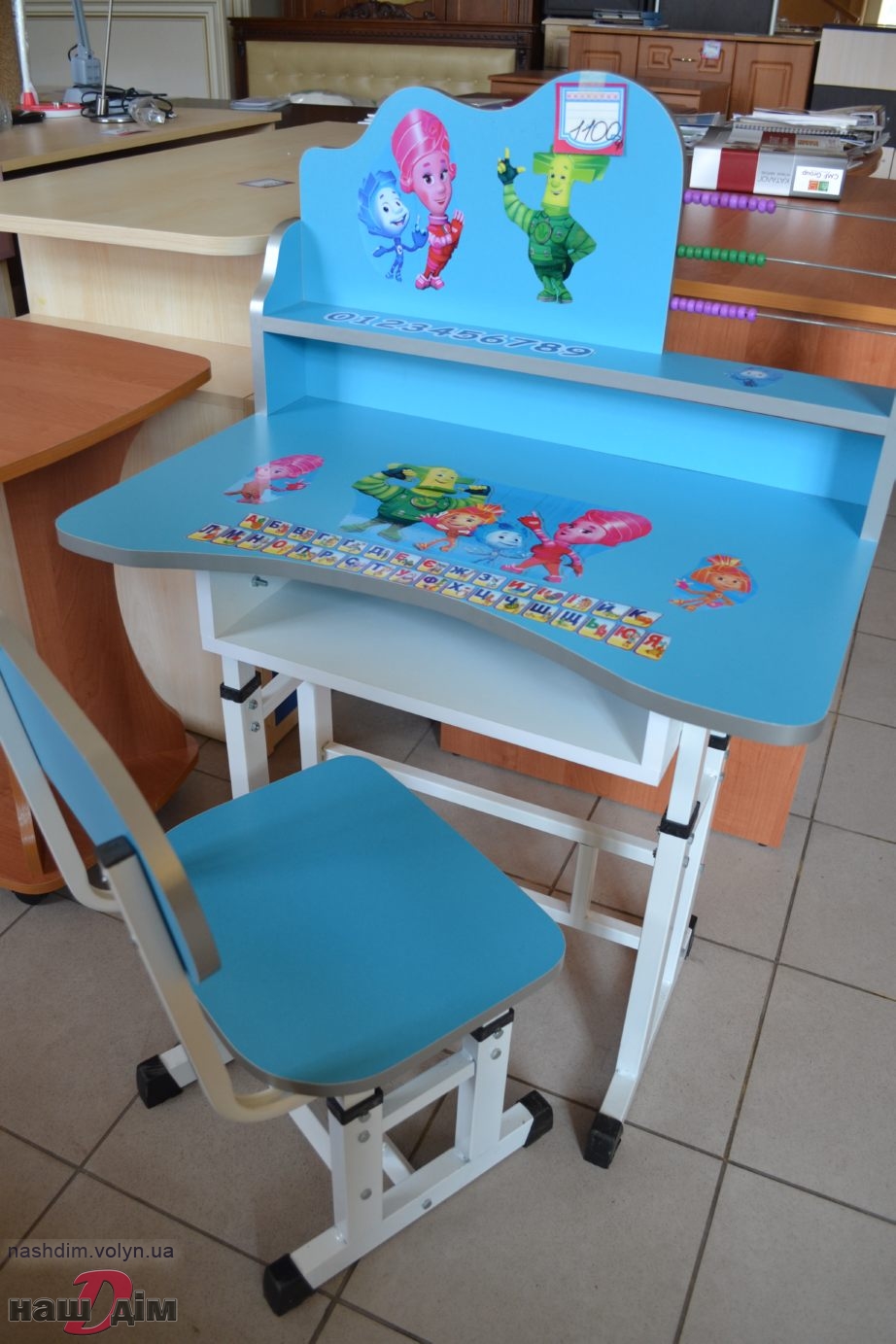 Парта стіл в дитячу кімнату ID162-6 характеристики виробу