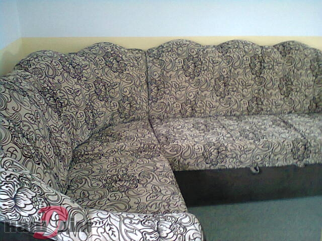 Оксамит кутовий диван ID112-1 Фотографія з вітрини магазину