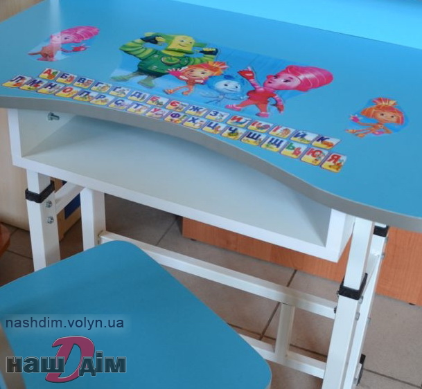 Парта стіл в дитячу кімнату ID162-3 колір та розміри