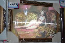 Дівчина з гепардами-ID200a - замовити в Ковелі