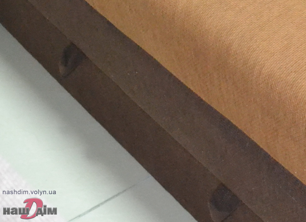 Кроко - диван софа бюджетного класу коричнева ID423-2 матеріали та колір