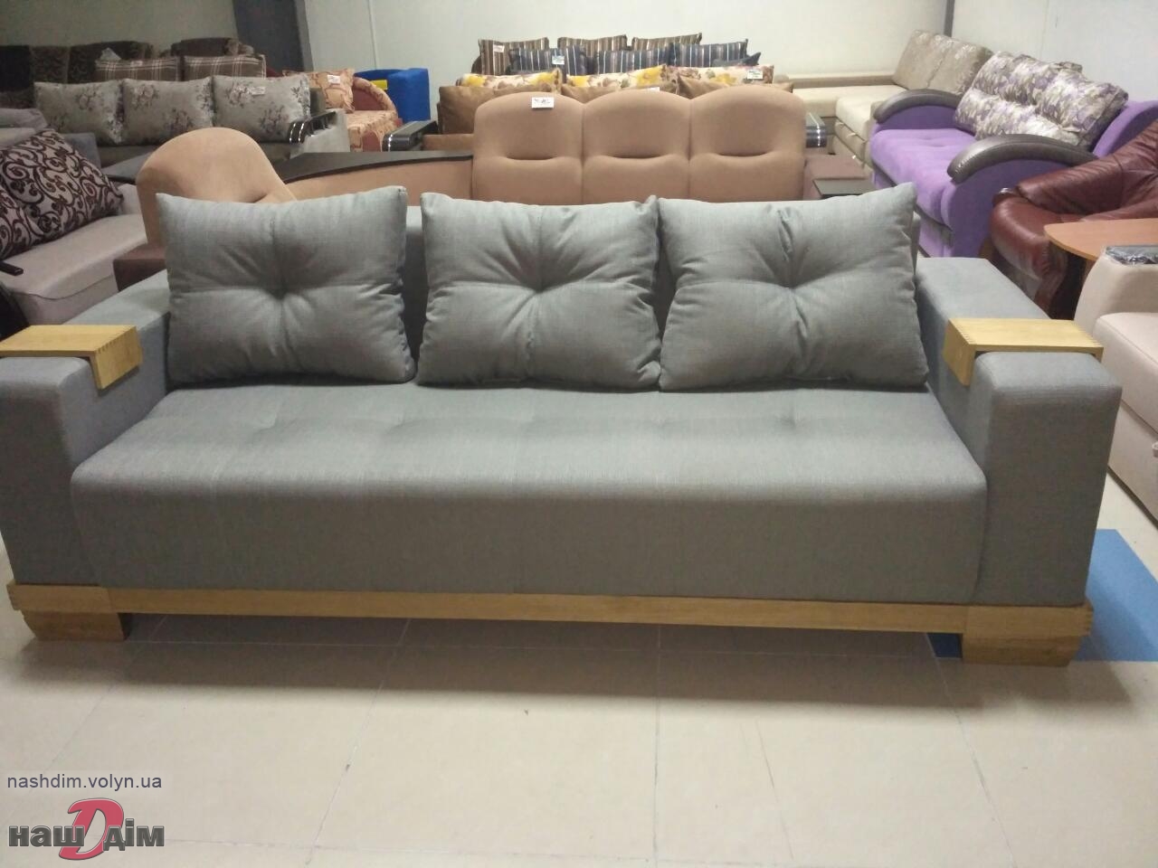 Баварія диван розкладний Мебус ID478-2 матеріали та колір