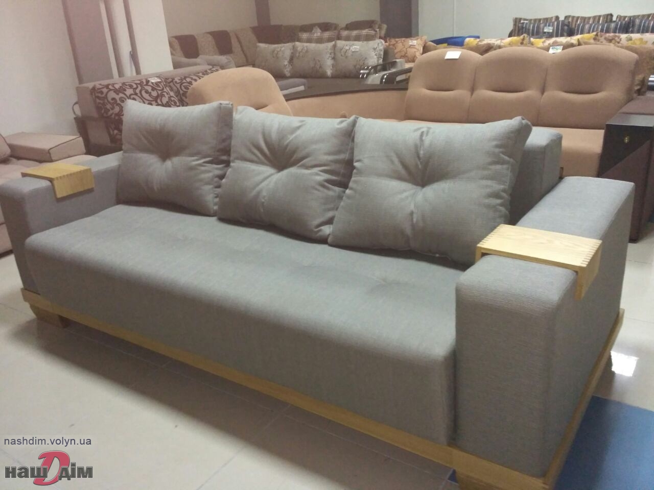 Баварія диван розкладний Мебус ID478-3 колір та розміри
