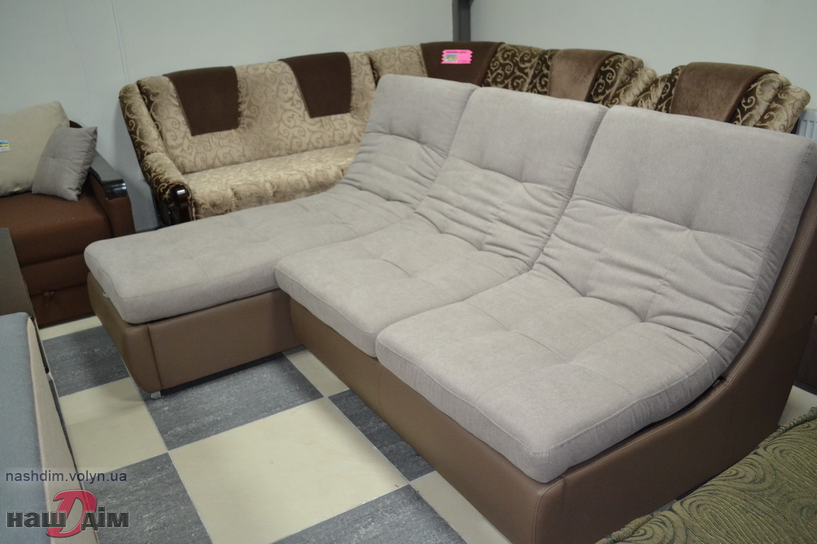 Міраж диван кутовий розкладний Даніро ID519-1 Фотографія з вітрини магазину