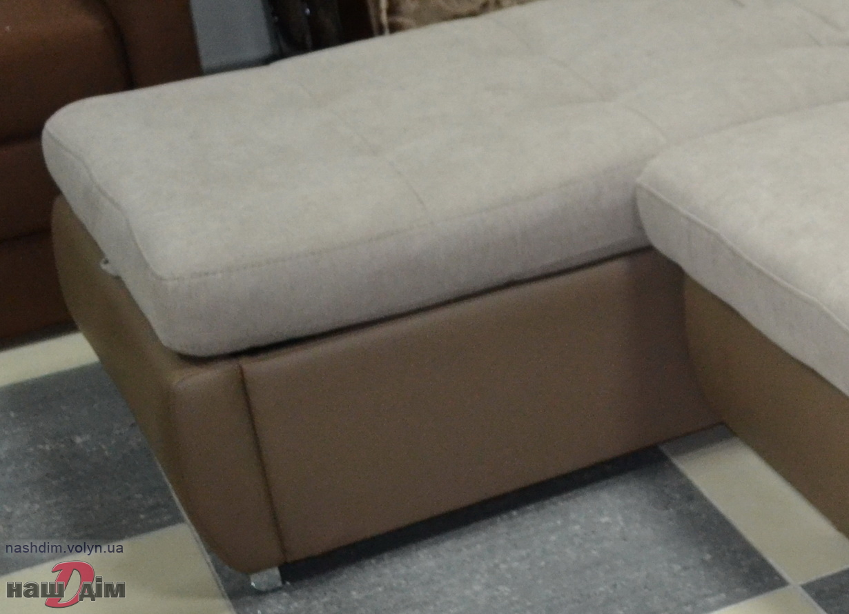 Міраж диван кутовий розкладний Даніро ID519-2 матеріали та колір