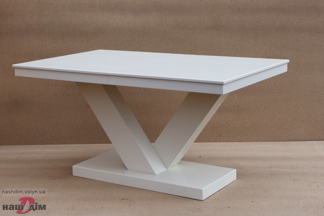 Тор стіл розкладний білий ID528-1 Фотографія з вітрини магазину