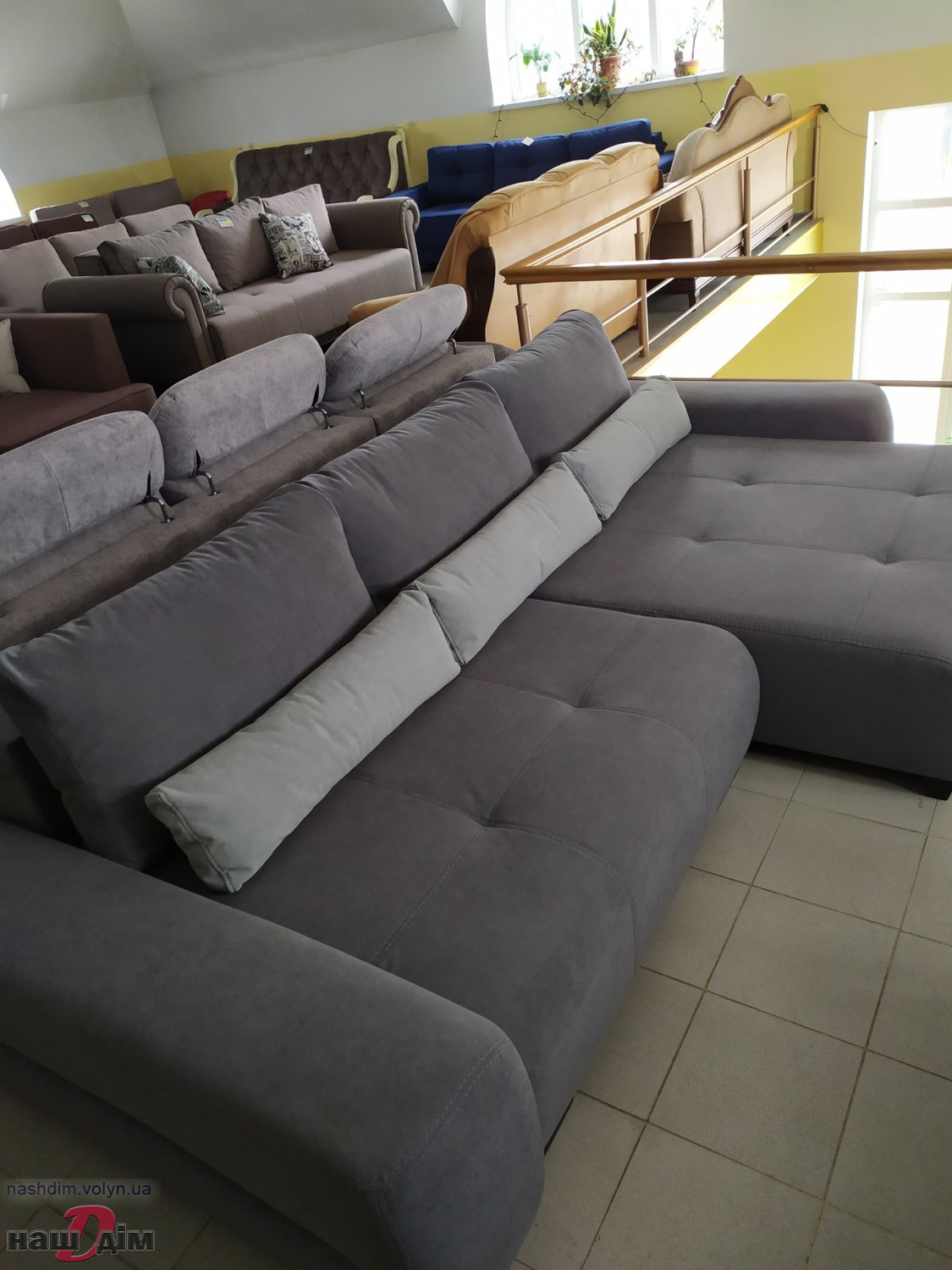 Кутовий диван ШЕДОУ ID629-3 колір та розміри